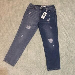 NWT Refuge denim high rise mom jeans size 9 women